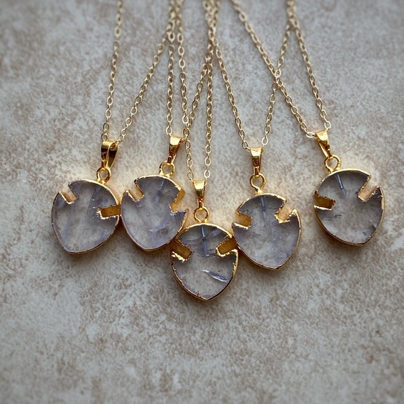 Jade Arrowhead Necklace - Picture 3 of 5